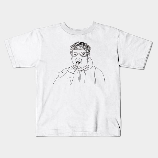 tim key – melon thieving Kids T-Shirt by underscoree